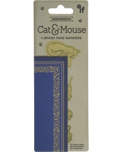 Σελιδοδείκτες IF Vintage - Cat & Mouse, 4 τεμάχια