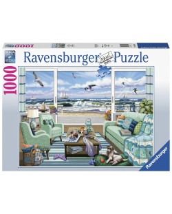 Παζλ Ravensburger 1000 κομμάτια - Απόδραση στην ακτή