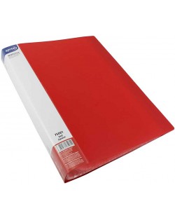 Φάκελος Spree Square - Με 60 τσέπες, A4, κόκκινο