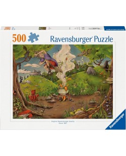 Παζλ Ravensburger  500 κομμάτια  -Μια μυστικιστική μάγισσα