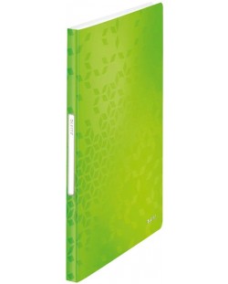 Φάκελος Leitz Wow - Με 20 θήκες πράσινος