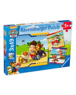 Παζλ Ravensburger από 3 x 49 μέρη - Ήρωες με στολές, Paw Patrol