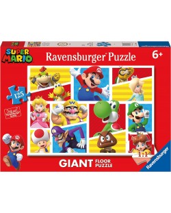 Παζλ δαπέδου Ravensburger  125 κομμάτια -Super Mario