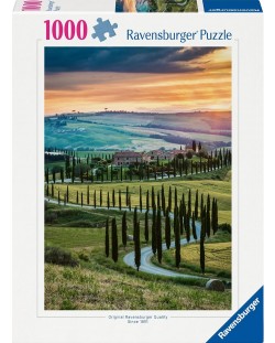 Παζλ Ravensburger 1000 κομμάτια - Val d'Orcia, Τοσκάνη