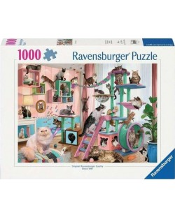 Παζλ Ravensburger 1000 κομμάτια - Το δέντρο της γάτας του παραδείσου