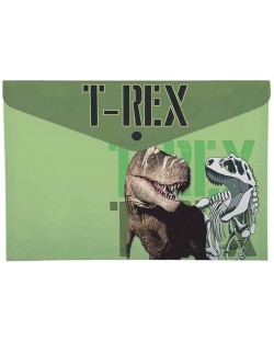Φάκελος με κούμπωμα  Graffiti T-Rex - A4
