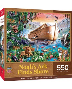 Παζλ Master Pieces 550 κομμάτια - Η κιβωτός του Νώε φτάνει στην ακτή