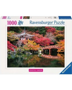 Παζλ Ravensburger 1000 κομμάτια - Ιαπωνικοί κήποι Daigo-ji στο Κιότο