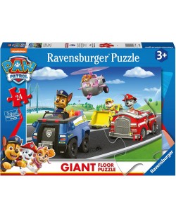 Παζλ δαπέδου Ravensburger  24 κομμάτια - Paw Patrol, έκδοση 1