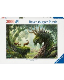 Παζλ Ravensburger 3000 κομμάτια - Ο δράκος του δάσους ξυπνά