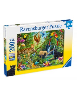 Παζλ Ravensburger 200 XXL κομμάτια - Ζώα της Ζούγκλας