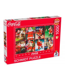 Παζλ  Schmidt 1000 κομμάτια -Άγιος Βασίλης και Coca Cola