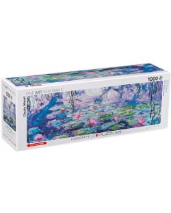 Πανοραμικό  Παζλ Eurographics 1000 κομμάτια - Νούφαρα (λεπτομέρεια), Claude Monet