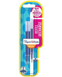 Ανταλλακτικό στυλό Paper Mate Ink Joy Gel - M, μπλε, 3 τχμ
