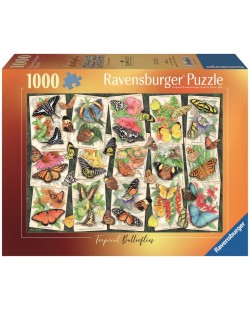 Παζλ Ravensburger 1000 κομμάτια - Τροπικές πεταλούδες