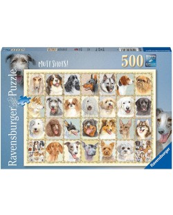 Παζλ Ravensburger 500 κομμάτια - Φωτογραφίες σκύλων