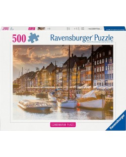 Παζλ Ravensburger  500 κομμάτια  - Ηλιοβασίλεμα στην Κοπεγχάγη