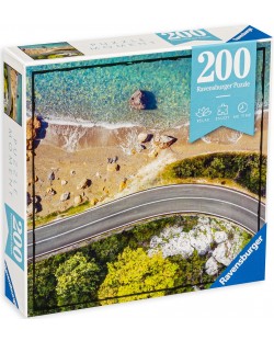 Παζλ Ravensburger από 200 κομμάτια - Δρόμος δίπλα στην παραλία