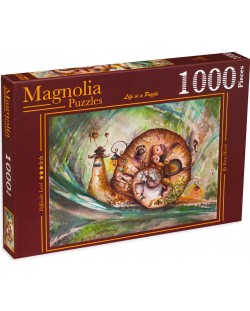 Παζλ Magnolia 1000 τεμαχίων- Σαλιγκάρι