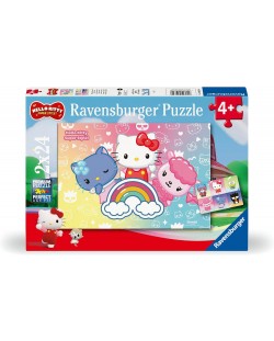 Παζλ Ravensburger  2х24 κομμάτια  - Hello Kitty