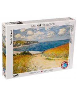 Παζλ Eurographics 1000 κομμάτια – Road Through Cereal Field,Claude Monet