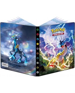 Φάκελος αποθήκευσης καρτών Ultra Pro - 4-Pocket Portfolio, Pokemon TCG: Raging Bolt and Iron Crown