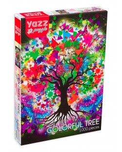 Παζλ Yazz Puzzle  1000 κομμάτια - Πολύχρωμο δέντρο