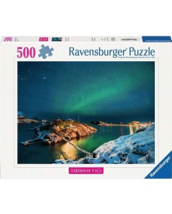 Παζλ Ravensburger  500 κομμάτια  - Βόρειο σέλας στο Τρόμσο