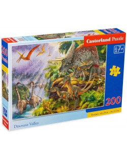 Παζλ Castorland 200 κομμάτια -Η κοιλάδα των δεινοσαύρων