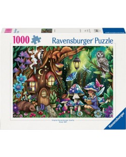 Παζλ Ravensburger 1000 κομμάτια - Στο μαγικό δάσος