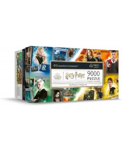 Παζλ Trefl 9000 κομμάτια -Σπίτια στο Hogwarts