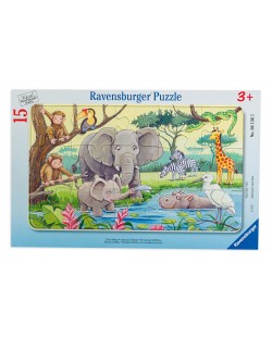 Παζλ Ravensburger 15 κομμάτια - Ζώα της Αφρικής