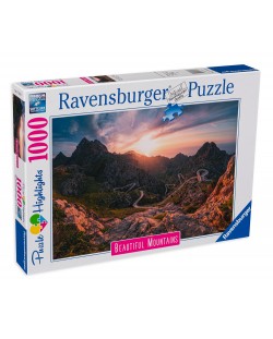 Παζλ Ravensburger  1000 τεμαχίων -Όμορφα βουνά