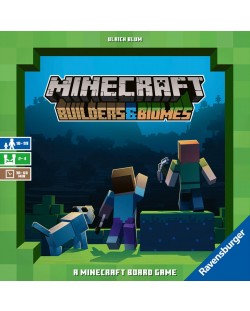 Επιτραπέζιο παιχνίδι Minecraft: Builders & Biomes - οικογενειακό