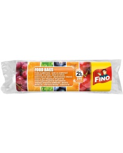 Σακούλες τροφίμων  Fino - 2 L, 24 x 28 cm, 250 τεμάχια