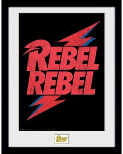 Αφίσα με κορνίζα  GB eye Music: David Bowie - Rebel Rebel
