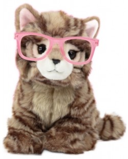 Λούτρινο παιχνίδι Studio Pets - Βρετανική γατούλα με γυαλιά, Paige, 23 cm