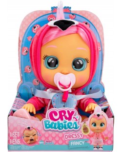 Κούκλα που κλαίει με δάκρυα IMC Toys Cry Babies Dressy - Fancy