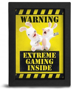 Αφίσα με κορνίζα The Good Gift Games: Raving Rabbids - Extreme Gaming Inside