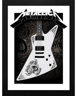 Αφίσα με κορνίζα GB Eye Music: Metallica - Papa Het Guitar
