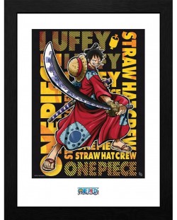 Αφίσα με κορνίζα GB eye Animation: One Piece - Luffy in Wano
