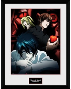 Αφίσα με κορνίζα GB eye Animation: Death Note - Light, L and Misa