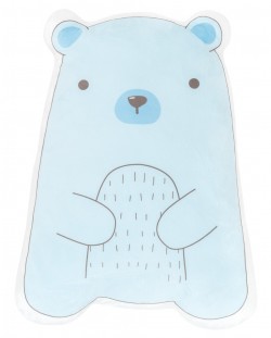 Λούτρινο μαξιλάρι - παιχνίδι  KikkaBoo - Bear with me, μπλε