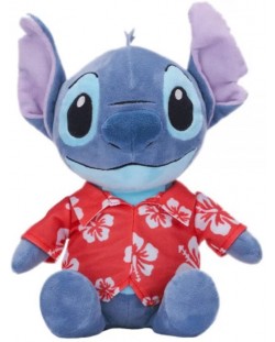 Λούτρινο παιχνίδι Disney - Μπλε Stitch με κόκκινο πουκάμισο, 30 εκ.