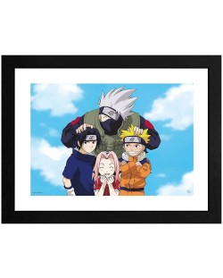Αφίσα με κορνίζα GB Eye Animation: Naruto - Team 7