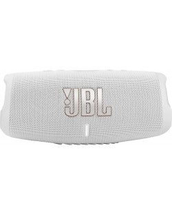 Φορητό ηχείο JBL - Charge 5, λευκό