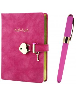 Σετ δώρου Victoria's Journals - Hush Hush, ροζ, 2 μέρη, σε κουτί