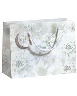 Σακούλα δώρου Zoewie - Wedding Flower, 22.5 x 17 x 9 cm