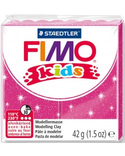 Staedtler Fimo Kids πολυμερικός πηλός - γυαλιστερό ροζ χρώμα
