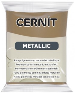 Πολυμερικός Πηλός Cernit Metallic - Αντίκα Χάλκινο, 56 g